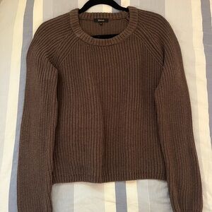 Quince 100% Cotton Fisherman Crew Neck Sweater